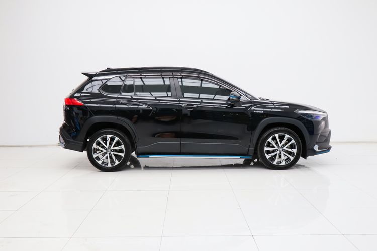 Toyota Corolla Cross 2021 1.8 Hybrid Premium Safety Modellista Utility-car ไฮบริด ไม่ติดแก๊ส เกียร์อัตโนมัติ ดำ รูปที่ 3