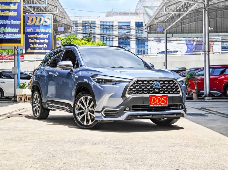 Toyota Corolla Cross 2021 1.8 Hybrid Premium Safety Utility-car เบนซิน เกียร์อัตโนมัติ เทา