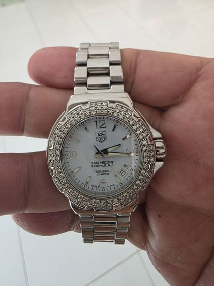 tag heuer formula 1 wac1215-0 ladysize เพชร120เม็ด.
