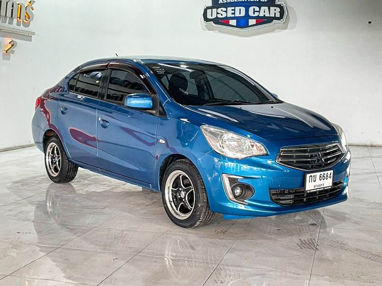 Mitsubishi Attrage 2018 1.2 GLX Sedan เบนซิน ไม่ติดแก๊ส เกียร์อัตโนมัติ ฟ้า รูปที่ 4