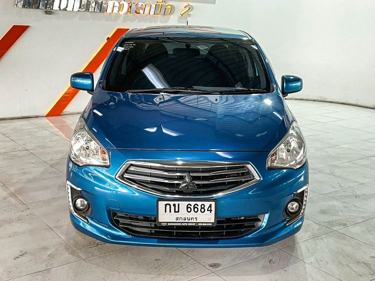 Mitsubishi Attrage 2018 1.2 GLX Sedan เบนซิน ไม่ติดแก๊ส เกียร์อัตโนมัติ ฟ้า รูปที่ 3