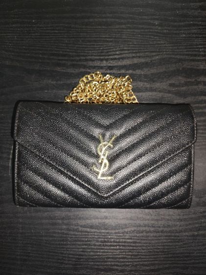 กระเป๋า YSL สีดำสายทอง รูปที่ 3