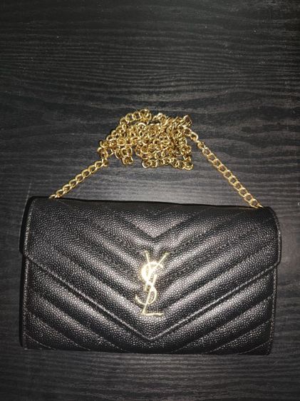 กระเป๋า YSL สีดำสายทอง รูปที่ 2
