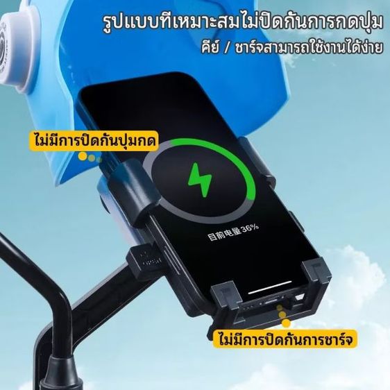 ที่ยึดโทรศัพท์มือถือสำหรับรถมอเตอร์ไซค์
 ทรงหมวกกันน็อคกันแดดกันฝน รูปที่ 2