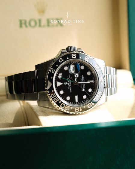 Rolex GMT-Master II 116710LN 'Green Hand Black DIal Oyster Steel 2018 40mm. Fullset 