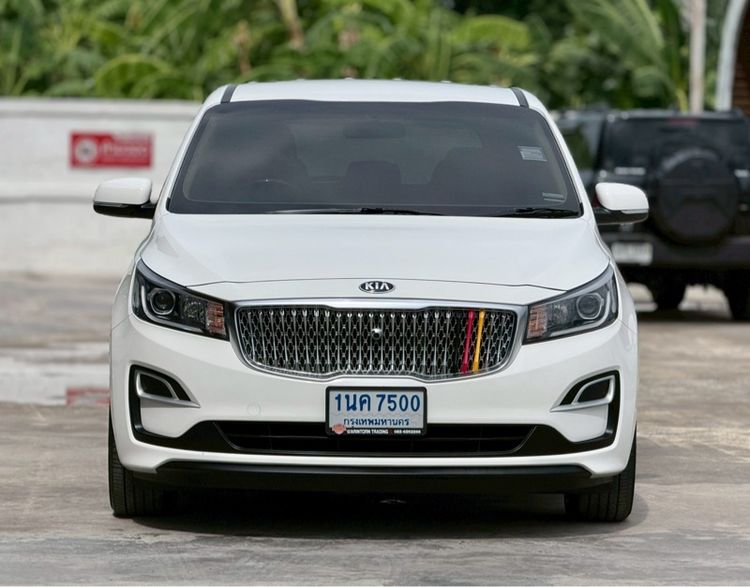 Kia Grand Carnival 2020 2.2 LX Utility-car ดีเซล ไม่ติดแก๊ส เกียร์อัตโนมัติ ขาว รูปที่ 2