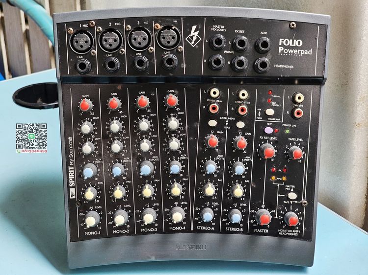 เพาเวอร์มิกเซอร์ PowerMixer SoundCraft Spirit Folio Powerpad ของแท้ 
