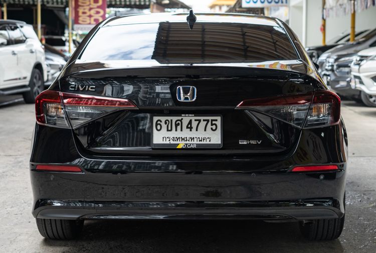 Honda Civic 2025 2.0 eHEV EL+ Sedan ไฮบริด ไม่ติดแก๊ส เกียร์อัตโนมัติ ดำ รูปที่ 4