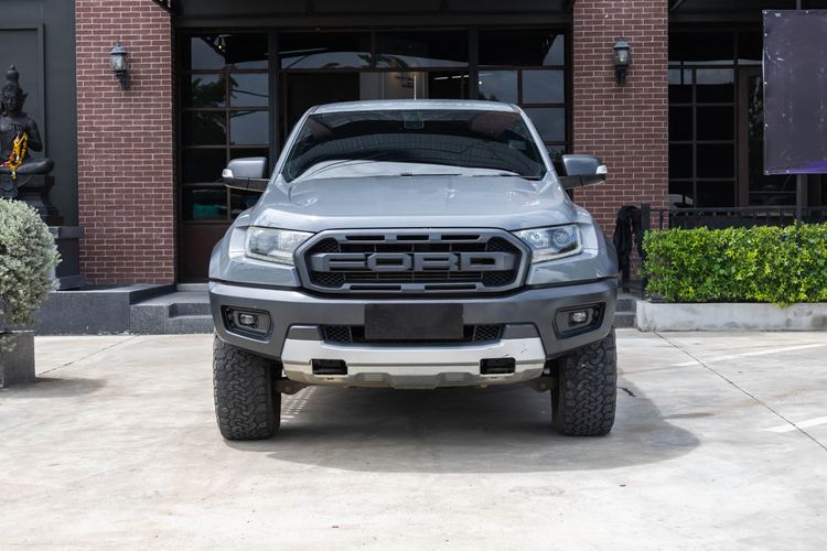 รถ Ford Ranger Raptor 2.0 Bi-Turbo 4WD สี เทา