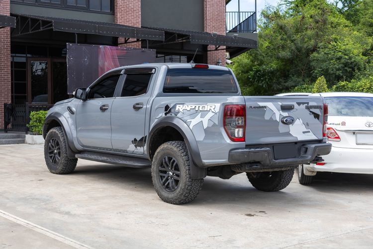Ford Ranger 2019 Raptor 2.0 Bi-Turbo 4WD Pickup ดีเซล ไม่ติดแก๊ส เกียร์อัตโนมัติ เทา รูปที่ 4
