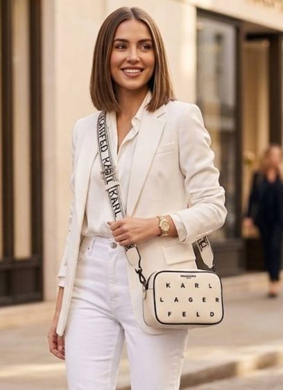 กระเป๋าKarl Lagerfeld Paris MAYBELLE CAMERA CROSSBODY  รูปที่ 6