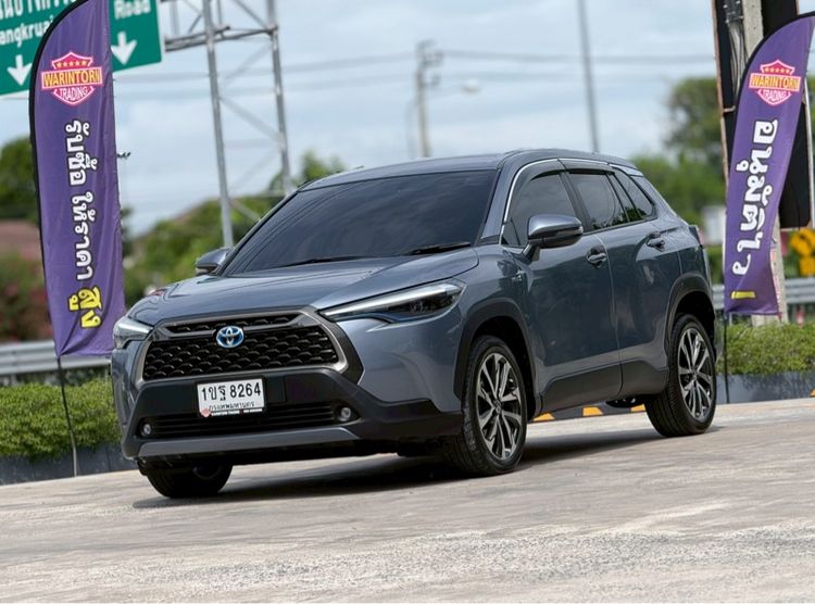 รถ Toyota Corolla Cross 1.8 Hybrid Premium สี เทา
