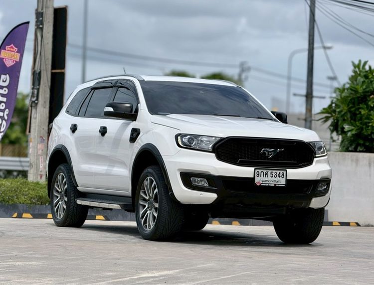 Ford Everest 2020 2.0 Turbo Titanium+ Utility-car ดีเซล ไม่ติดแก๊ส เกียร์อัตโนมัติ ขาว รูปที่ 3