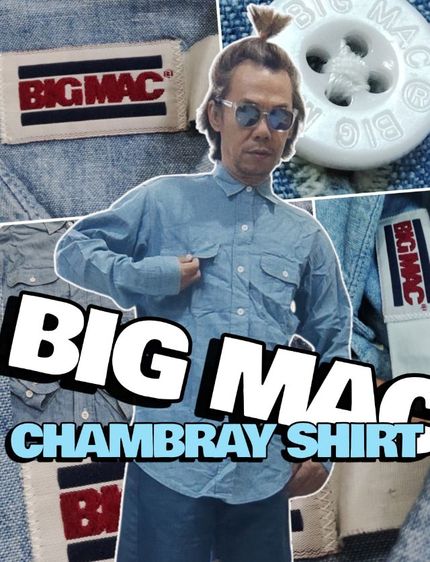 เชิ้ตแชมเบ้ BIG MAC🇺🇲วินเทจ