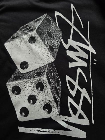 เสื้อยืด Stussy :Tall Dice T-Shirt สีดำ มือ1 รูปที่ 3