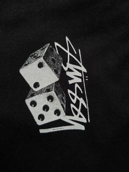 เสื้อยืด Stussy :Tall Dice T-Shirt สีดำ มือ1 รูปที่ 4