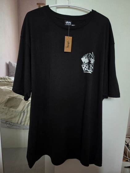 XL แขนสั้น เสื้อทีเชิ้ต อื่นๆ เสื้อยืด Stussy :Tall Dice T-Shirt สีดำ มือ1
