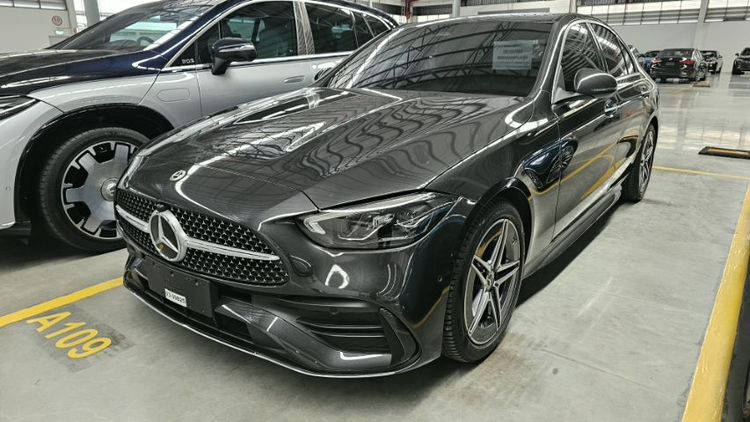 รถ Mercedes-Benz C-Class C220 สี เทา