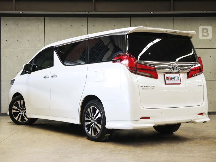 Toyota Alphard 2018 3.5 Executive Lounge Van เบนซิน ไม่ติดแก๊ส เกียร์อัตโนมัติ ขาว รูปที่ 4