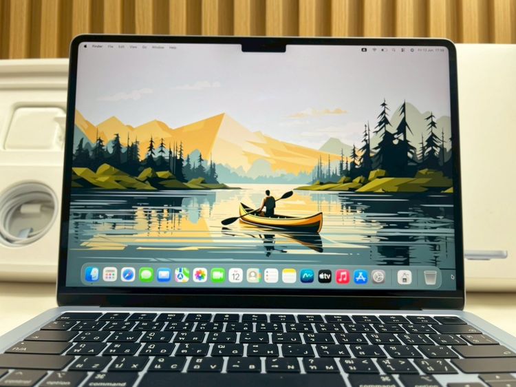 MacBook Air 13.6-inch M4 2025 Ram16GB SSD256GB SkyBlue apple care 29 April 2027  รูปที่ 4