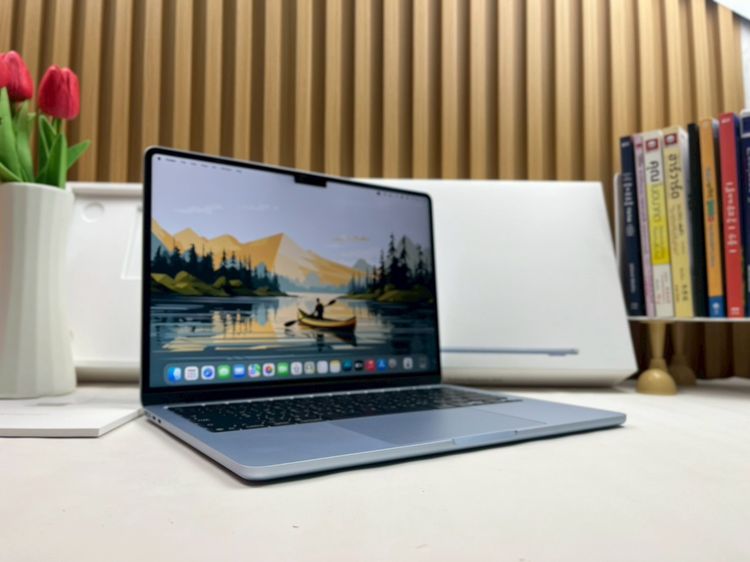 MacBook Air 13.6-inch M4 2025 Ram16GB SSD256GB SkyBlue apple care 29 April 2027  รูปที่ 3