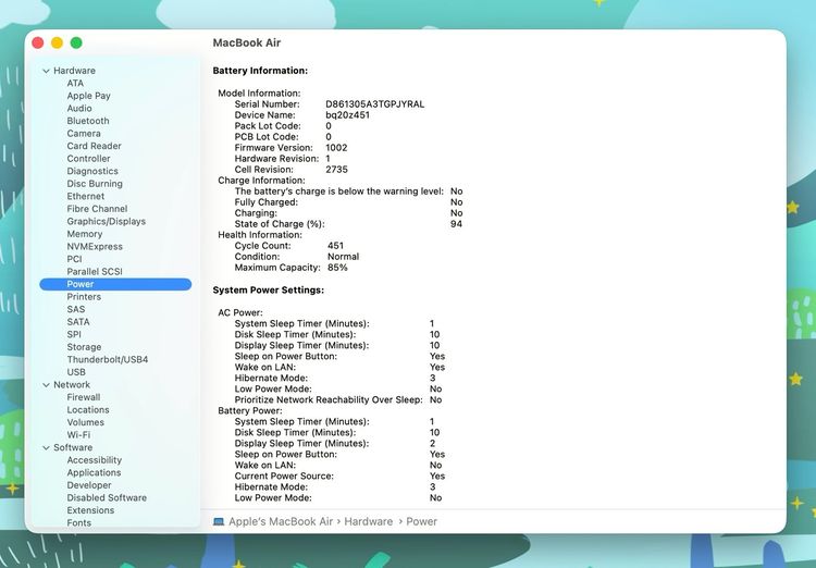 MacBook Air 13.3-inch M1,2020 Ram8GB SSD256GB  Space Gray  รูปที่ 14