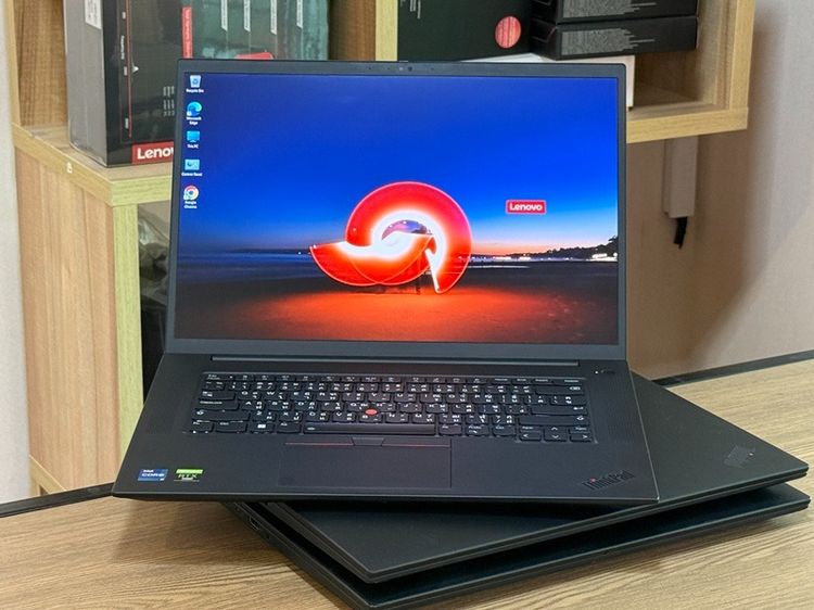 Lenovo วินโดว์ 16 กิกะไบต์ อื่นๆ ใช่ ThinkPad P1 Gen 5 Mobile Workstation i7-12700H SSD1TB RAM32GB Quadro RTX A1000 (4GB GDDR6) Win11Pro คีย์ไฟ สินค้ามือสอง งานออกแบบ วิเคราห์ A
