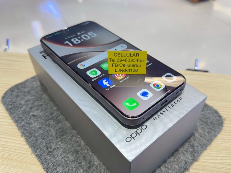 (ติดจอง)OPPO Find X9 Pro 512GB ประกันศูนย์ไทย4เดือนกว่า ครบกล่อง รูปที่ 6