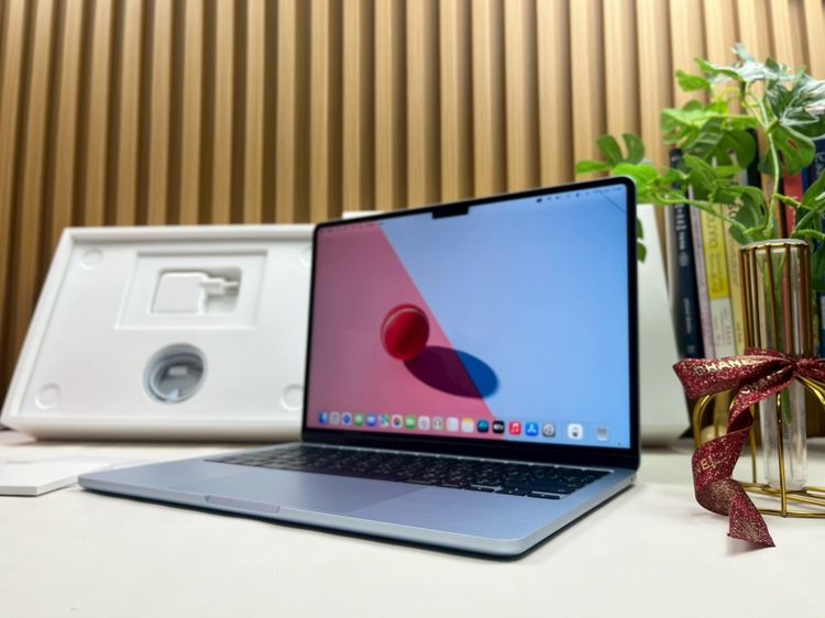 MacBook Air 13.6-inch M4 2025 Ram16GB SSD256GB SkyBlue apple care 29 April 2027  รูปที่ 2