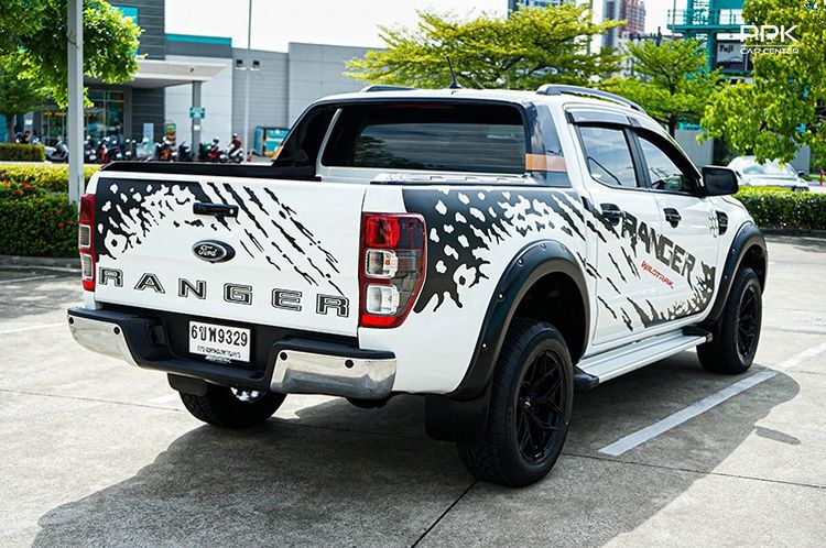 Ford Ranger 2021 2.0 Hi-Rider Wildtrak Pickup ดีเซล ไม่ติดแก๊ส เกียร์อัตโนมัติ ขาว รูปที่ 4
