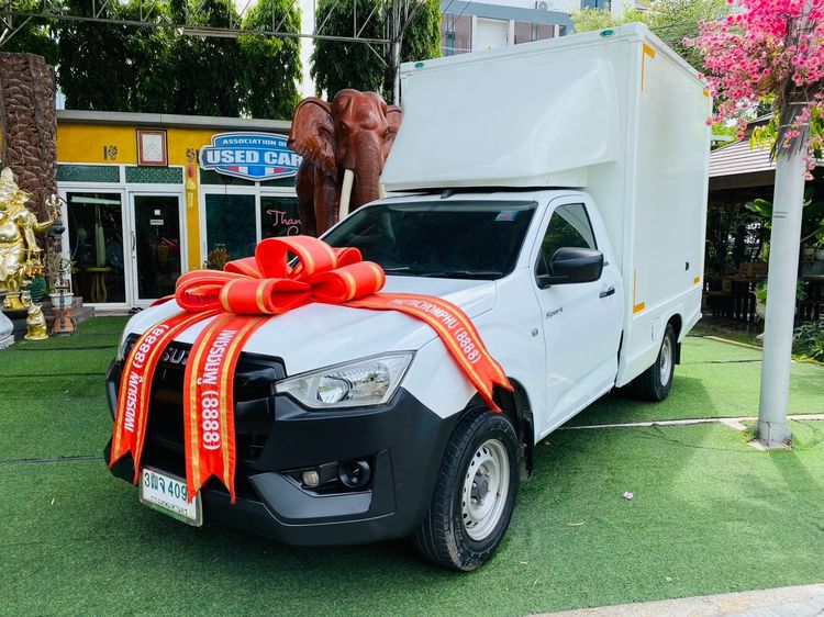 Isuzu D-MAX 2021 1.9 B Pickup ดีเซล ไม่ติดแก๊ส เกียร์ธรรมดา ขาว รูปที่ 2