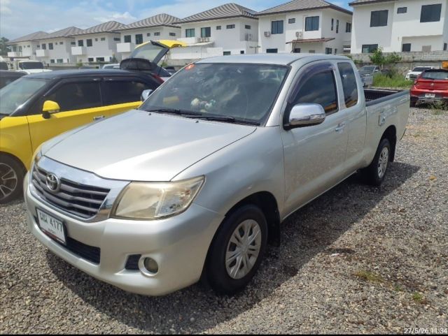 Toyota Hilux Vigo 2012 2.7 Smart Cab J Pickup เบนซิน LPG เกียร์ธรรมดา เทา รูปที่ 3