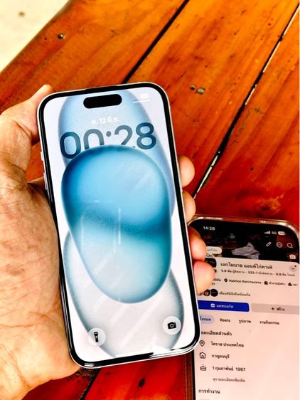 128 GB iPhone 15 128GB Blue (JA แท้ เครื่องเดิมๆครับ