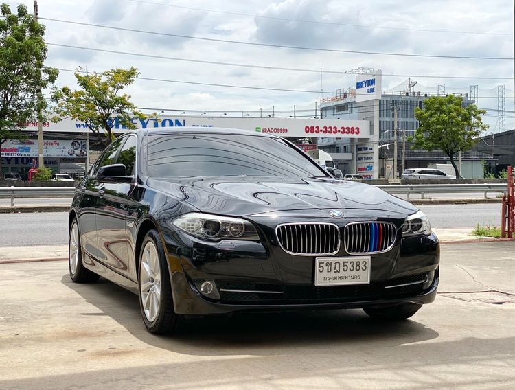 BMW Series 5 2013 525d Sedan ดีเซล ไม่ติดแก๊ส เกียร์อัตโนมัติ ดำ