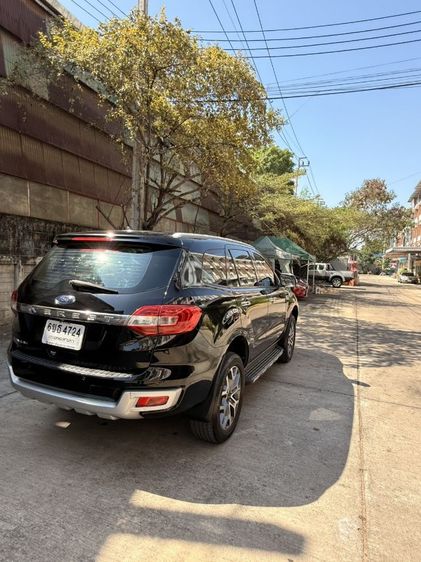 Ford Everest 2018 2.2 Titanium Utility-car ดีเซล ไม่ติดแก๊ส เกียร์อัตโนมัติ ดำ รูปที่ 3