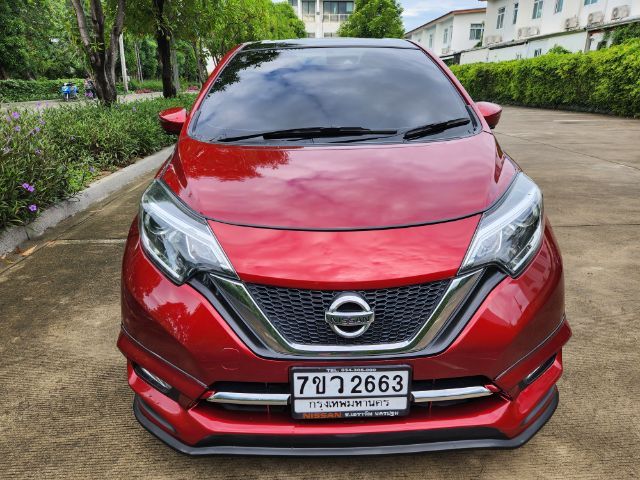รถ Nissan Note 1.2 VL สี แดง