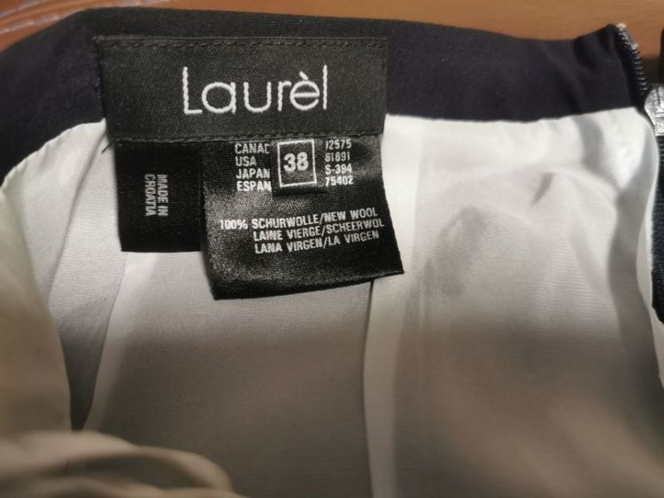 กระโปรง Laurel แบรนดฺ์ดัง ผ้าเกรดพรีเมี่ยม new wool size38 รูปที่ 5
