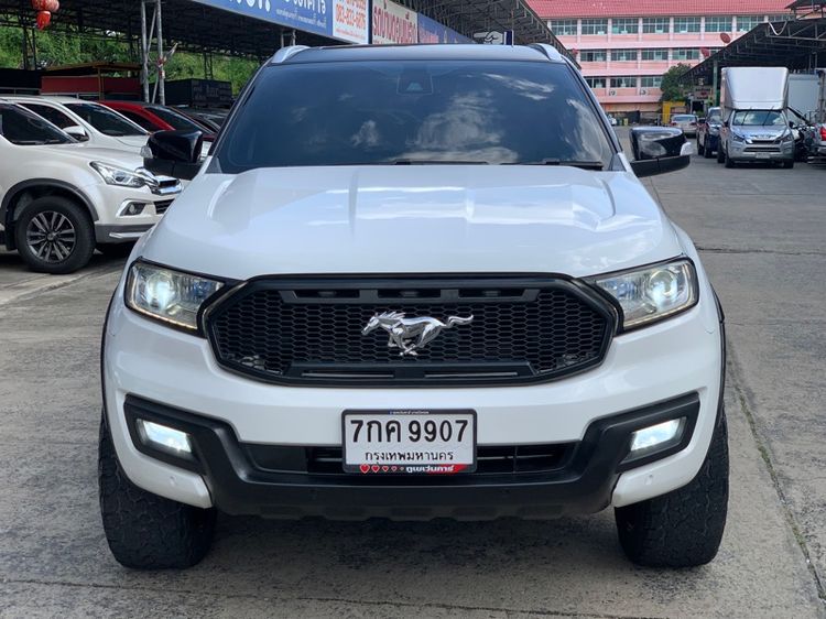 Ford Everest 2018 3.2 Titanium+ 4WD Navi Utility-car ดีเซล ไม่ติดแก๊ส เกียร์อัตโนมัติ ขาว รูปที่ 2