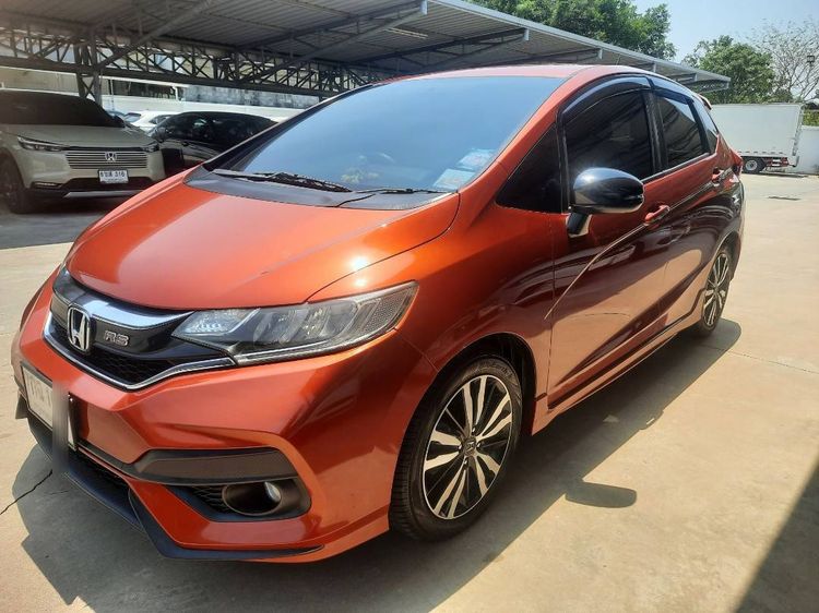 Honda Jazz 2017 1.5 E-V VTEC Sedan เบนซิน ไม่ติดแก๊ส เกียร์อัตโนมัติ ส้ม รูปที่ 4