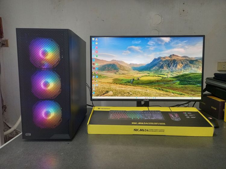 คอมพิวเตอร์ชุด i5 Gen8 จอใหญ่ 27" ASUS การ์ดจอ NVIDIA P102-100 5GB SSD 240 HDD 1TB พร้อมใช้งาน รูปที่ 10