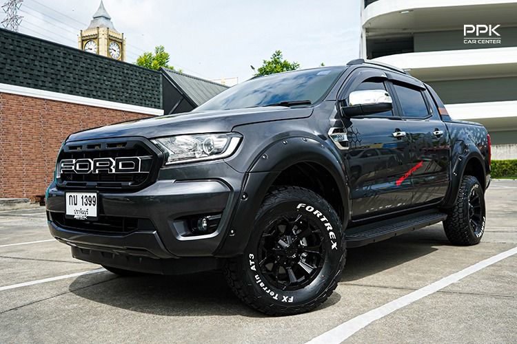 Ford Ranger 2019 2.2 Hi-Rider XLT Pickup ดีเซล ไม่ติดแก๊ส เกียร์อัตโนมัติ เทา