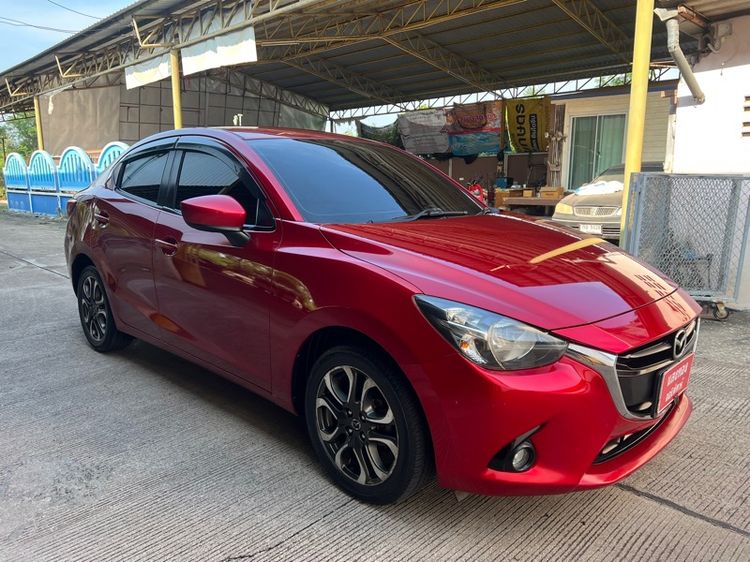 Mazda Mazda 2 2015 1.5 XD High Connect Sedan ดีเซล ไม่ติดแก๊ส เกียร์อัตโนมัติ แดง รูปที่ 2