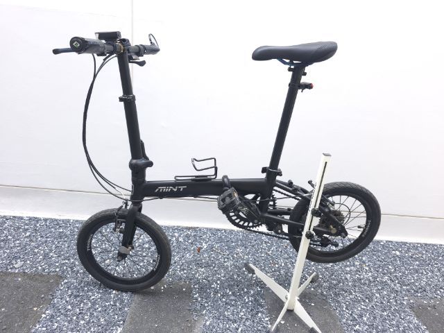 🚲ขายจักรยานพับ MINT T9 ล้อ 16 นิ้ว (349) สีดำด้าน