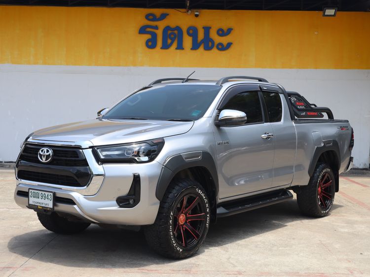 Toyota Hilux Revo 2021 2.4 Prerunner High Pickup ดีเซล เกียร์ธรรมดา เทา
