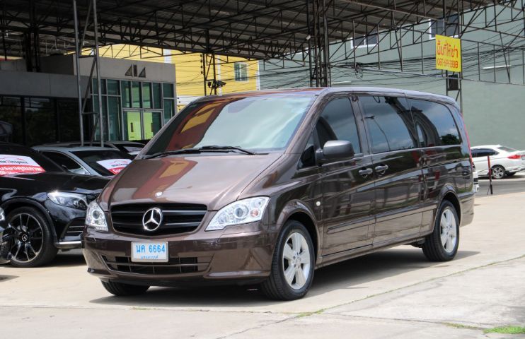 Mercedes-Benz V-Class 2014 Vito Van ดีเซล เกียร์อัตโนมัติ น้ำตาล รูปที่ 2