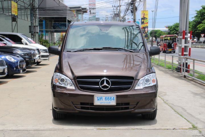 Mercedes-Benz V-Class 2014 Vito Van ดีเซล เกียร์อัตโนมัติ น้ำตาล รูปที่ 3