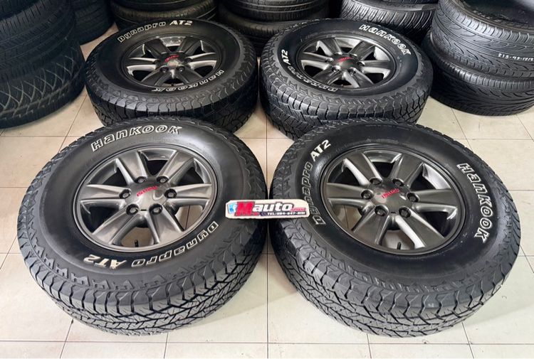 อะลูมิเนียมอัลลอย 16" อื่นๆ ล้อแม็กISUZUขอบ16 พร้อมยาง 265 70 16 ครบชุด