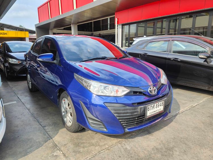 Toyota Yaris ATIV 2017 1.2 E Sedan เบนซิน ไม่ติดแก๊ส เกียร์อัตโนมัติ น้ำเงิน