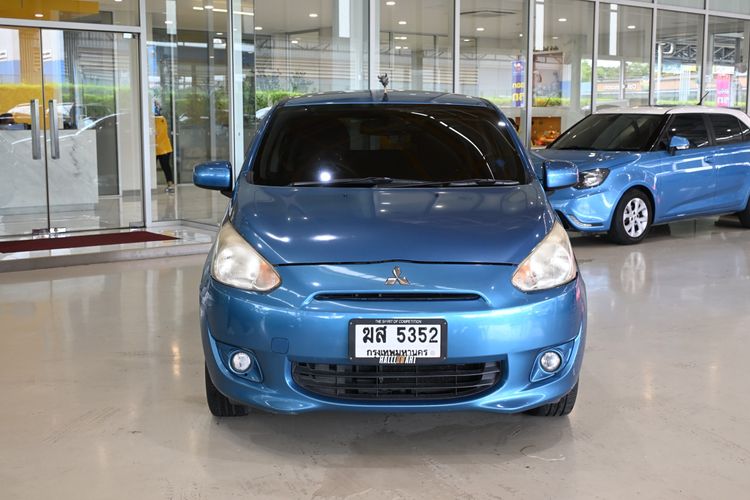 Mitsubishi Mirage 2012 1.2 GLS Sedan เบนซิน ไม่ติดแก๊ส เกียร์อัตโนมัติ ฟ้า รูปที่ 2