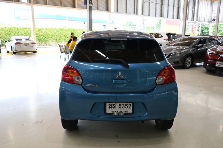 Mitsubishi Mirage 2012 1.2 GLS Sedan เบนซิน ไม่ติดแก๊ส เกียร์อัตโนมัติ ฟ้า รูปที่ 4
